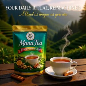 mana choice customized tea blend ginger, cinnamon & citrus infusion 1kg (1000g)