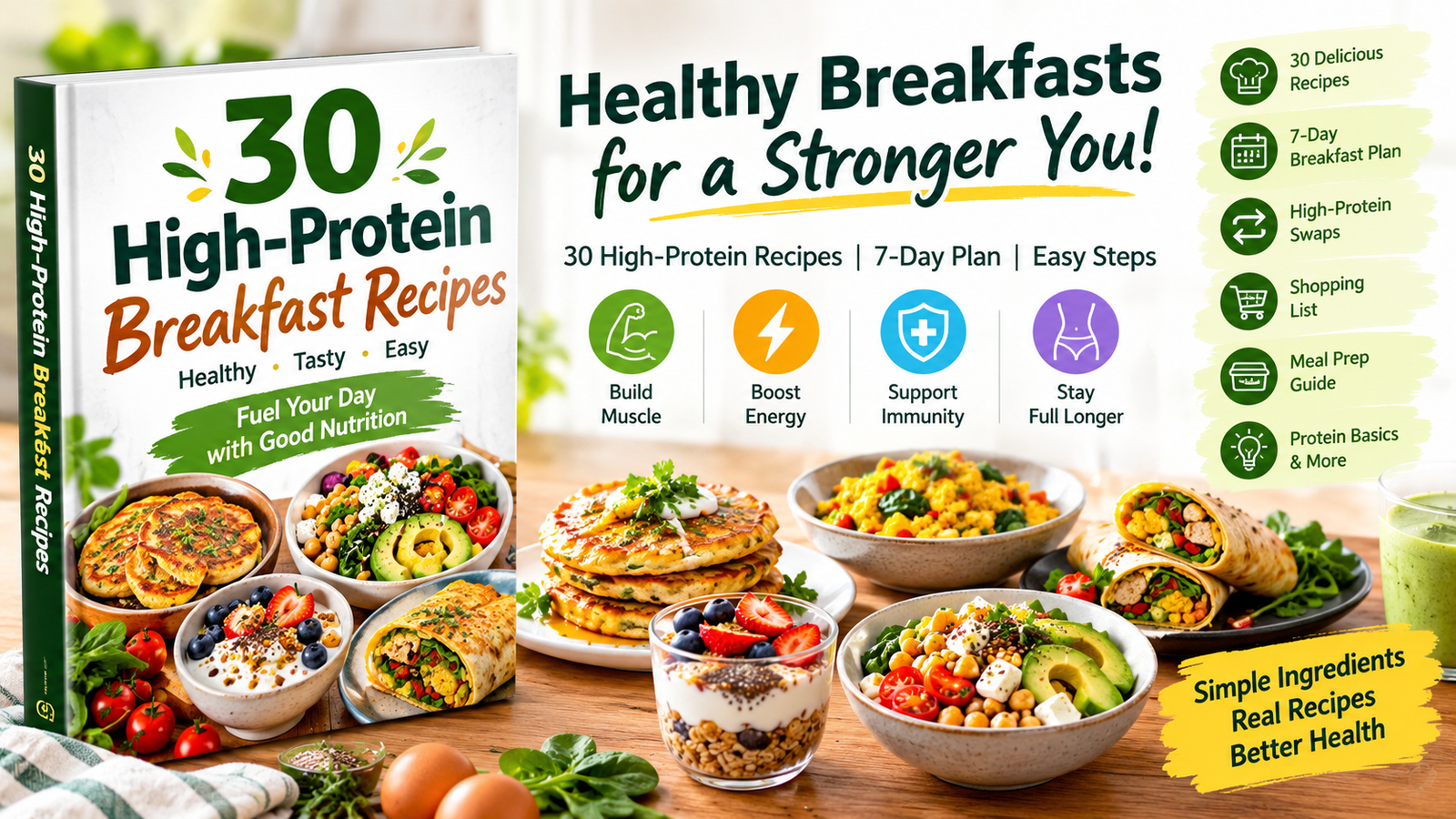 30 High Protein Breakfast Recipes | Amazing, Healthy & Delicious 30 High Protein Breakfast Recipes